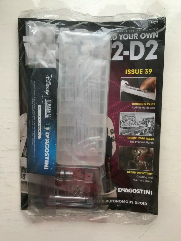 1:2 SCALE DEAGOSTINI STAR WARS BUILD YOUR OWN R2-D2 ISSUE 39 COMPLETE WITH PART