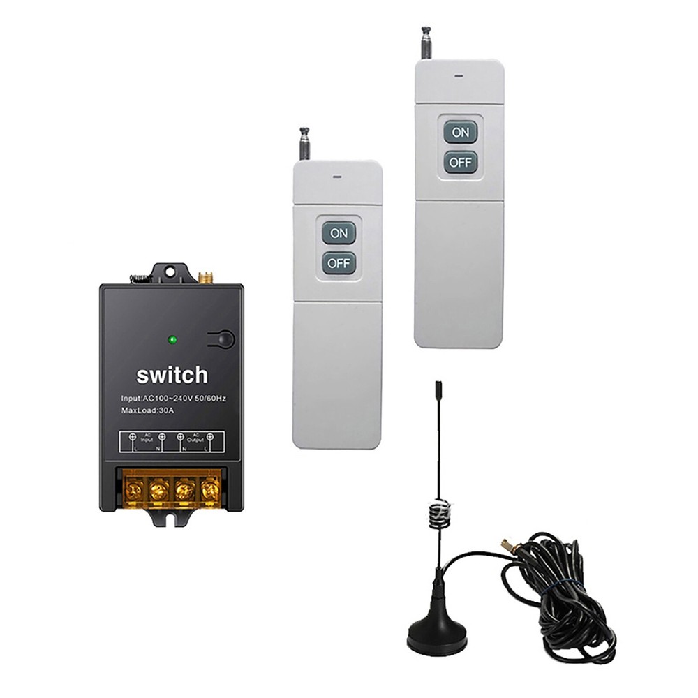 1.5KM 433MHz 2CH RF Wireless Remote Control Switch Transmitter and Receiver