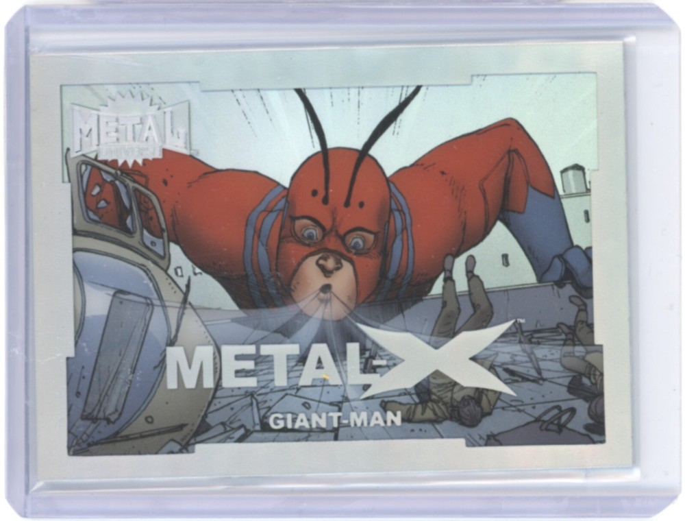 2024 Marvel Metal Universe Avengers Giant-Man Silver Metal-X #MX27 Collectible Card