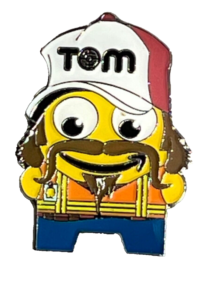 Tom Team Male truck driver  Peccy Employee Pin