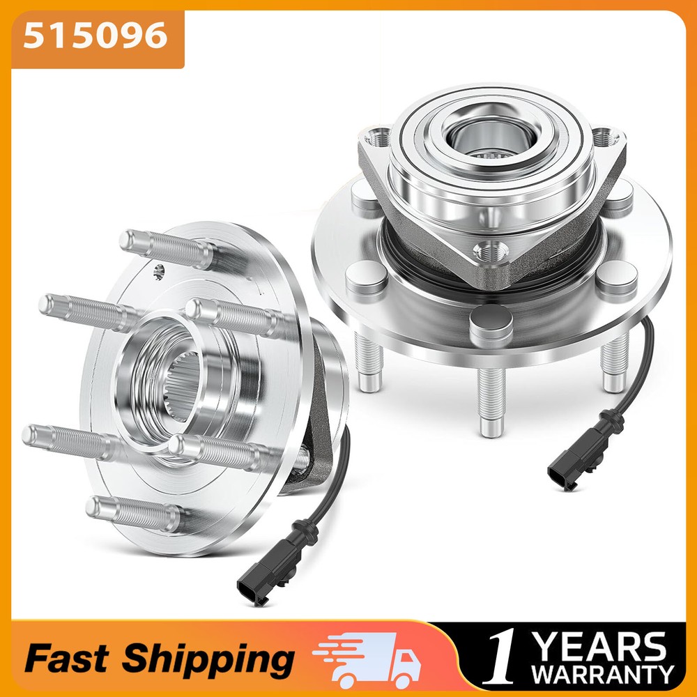 Pair Front Wheel Hub Bearing For Sierra 1500 Yukon Silverado 1500 Suburban 14-18