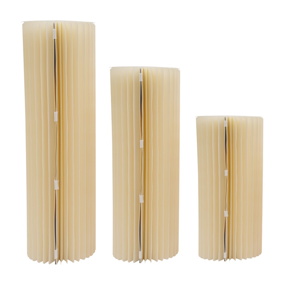 3PCS Foldable Cardboard Centerpiece Column Flower Stand Wedding Party Decoration