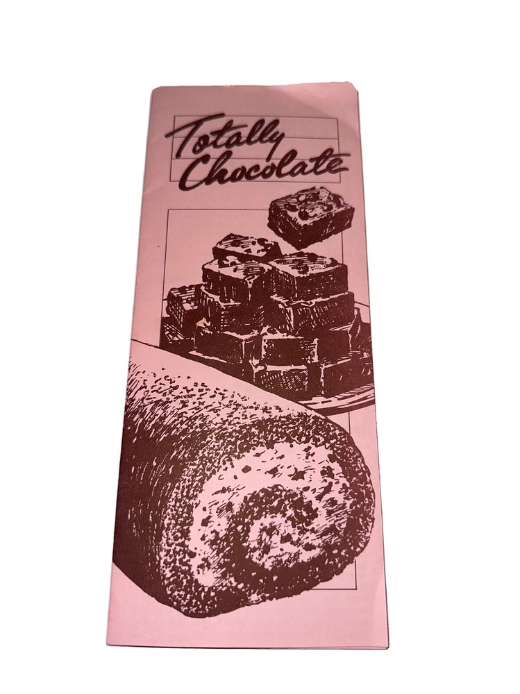 Totally Chocolate Pink Paper Recipe Brochure