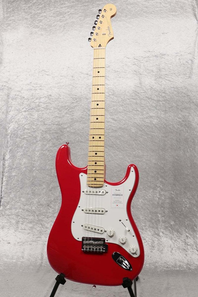 Fender Made in Japan Hybrid II Stratocaster Maple Modena Red  store