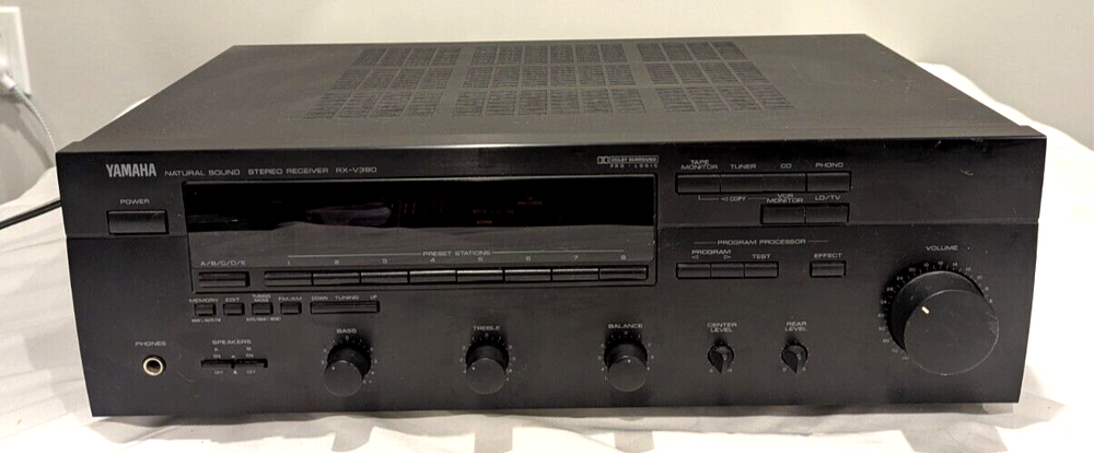 Yamaha RX-V390 - 5.1 Ch AV Surround Sound Receiver Stereo System - Tested