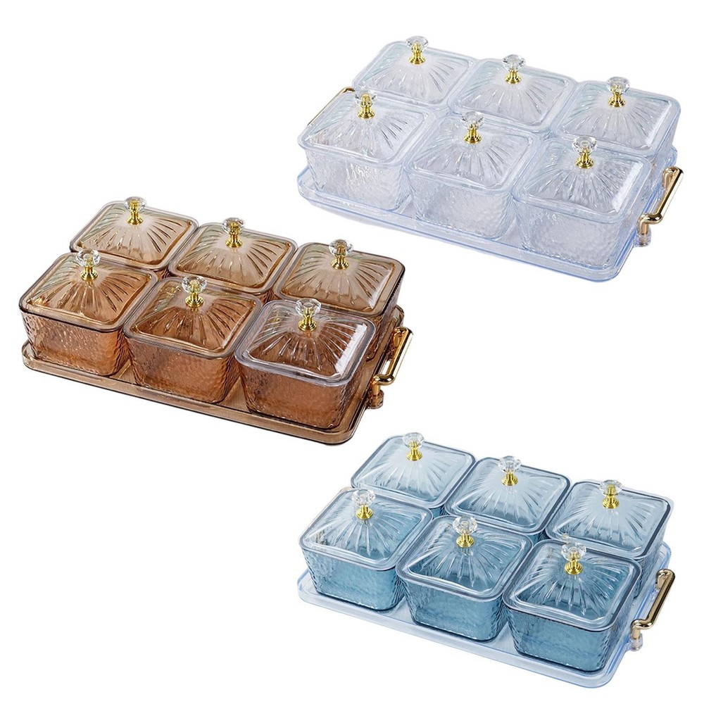 Fruit Plate Removable Serving Dishes Divided Serving Tray