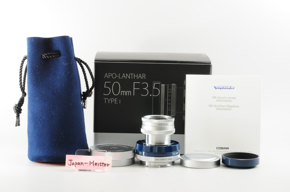 Voigtlander APO-LANTHAR 50mm F/3.5 VM Leica Limited Navy 25th Anniversary Model