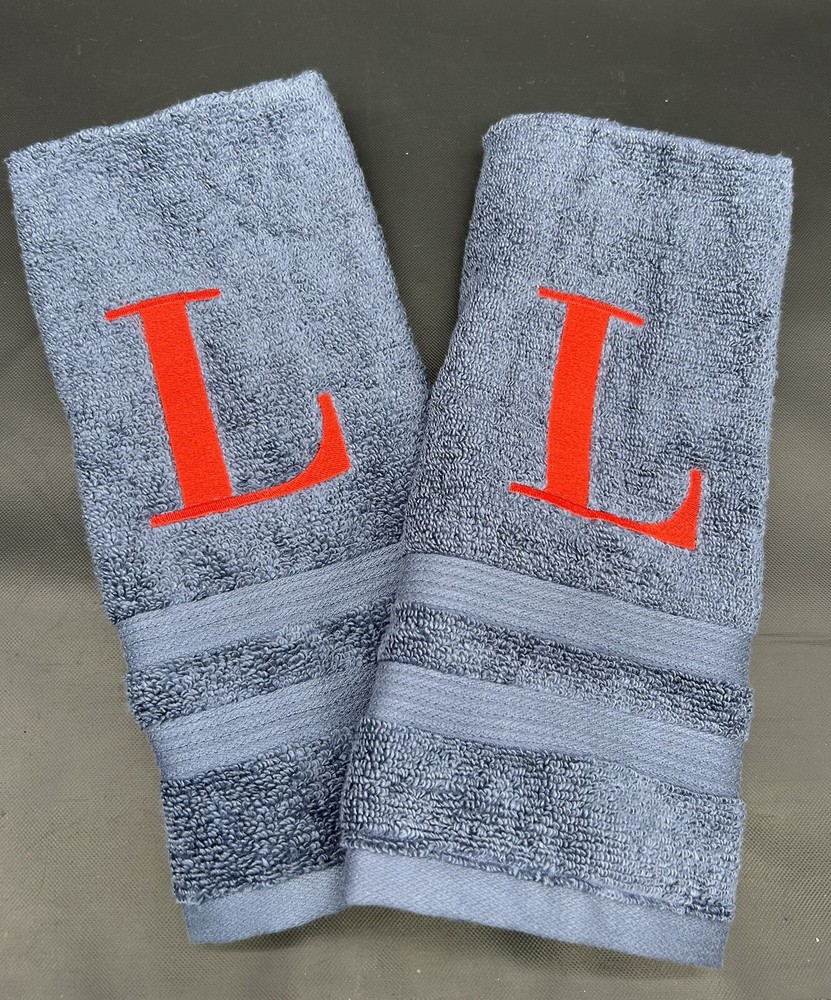 Custom Monogrammed Hand Towel Set  -image