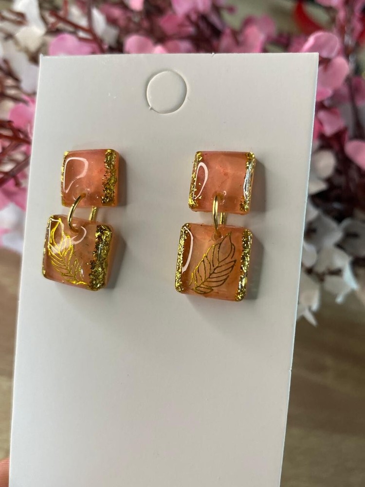 Handmade Gold Plated Earstuds