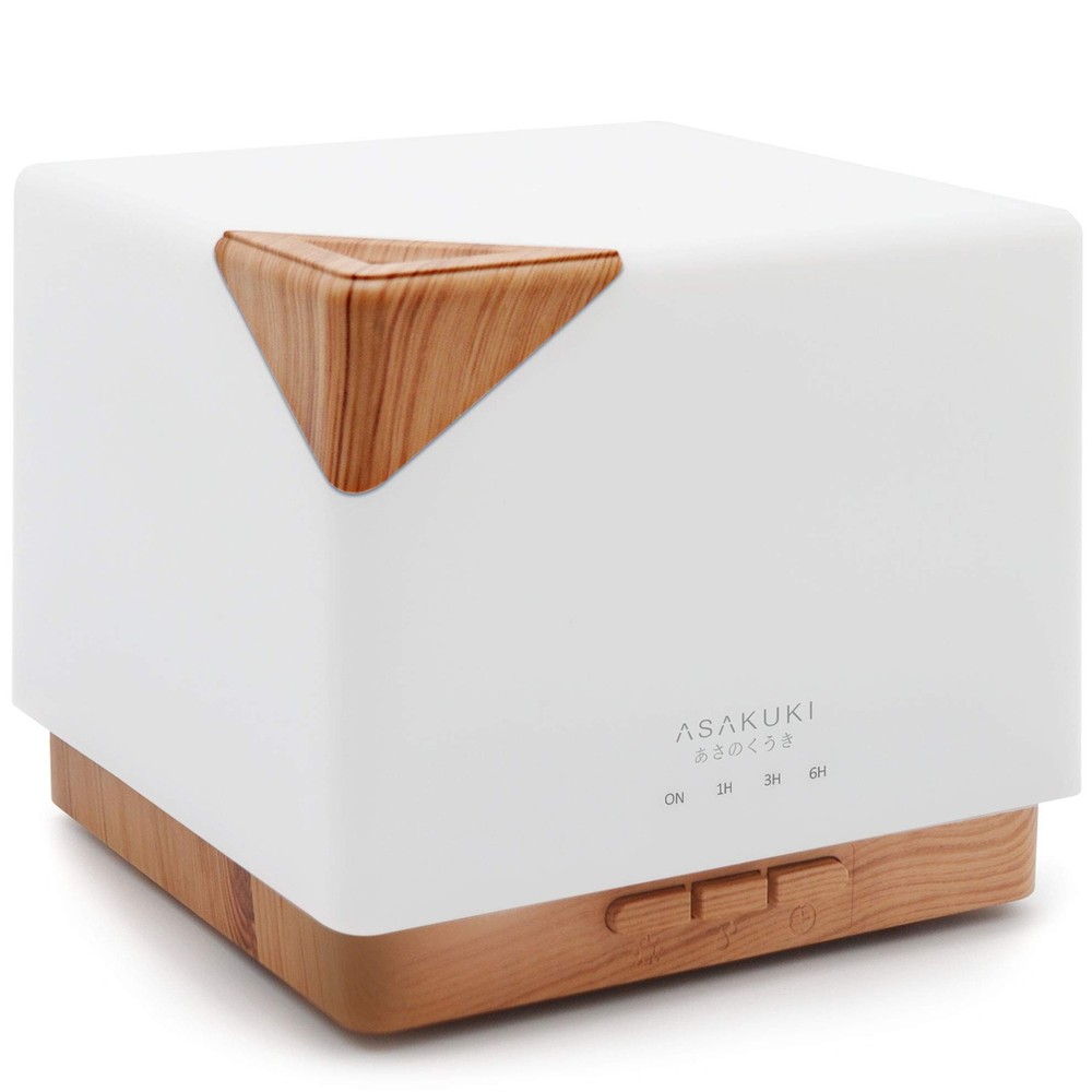 ASAKUKI 700ml Ultrasonic Essential Oil Diffuser with 5 Aromatherapy Modes & Timer