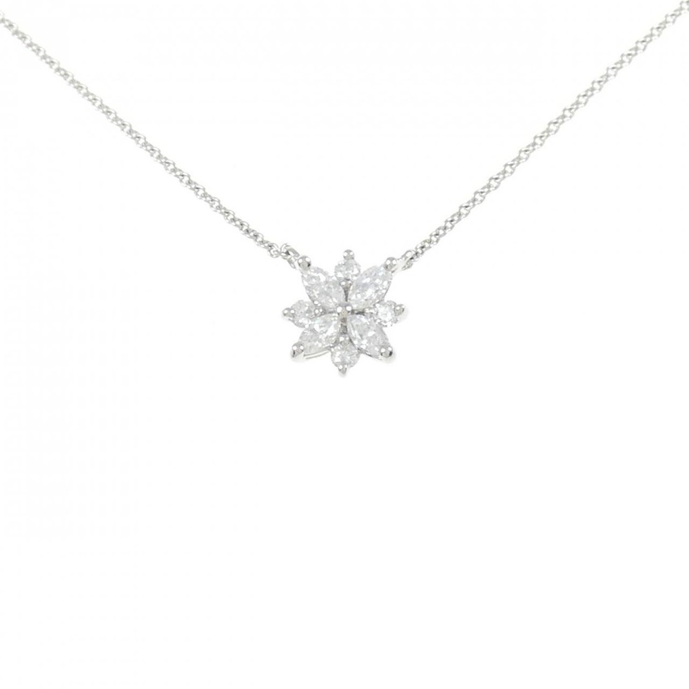 Authentic Tiffany Victoria Cluster Necklace  #270-003-986-9422