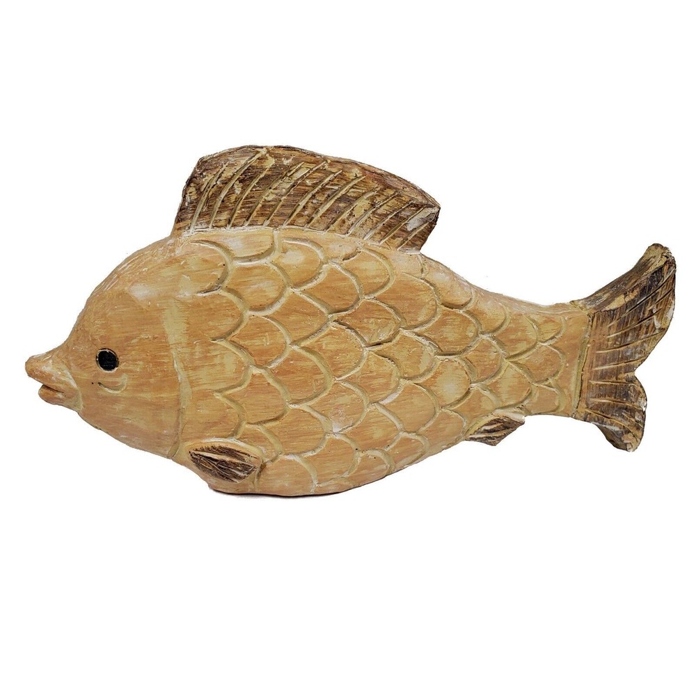 Rustic Vintage Look Tropical Fish Figurine Sea Life Animal Home Decoration New