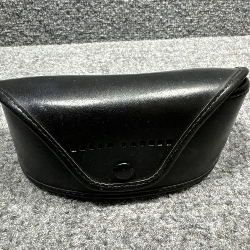 Polo Ralph Lauren Eyeglasses Sunglasses Case Leather Soft Shell Travel Carrier