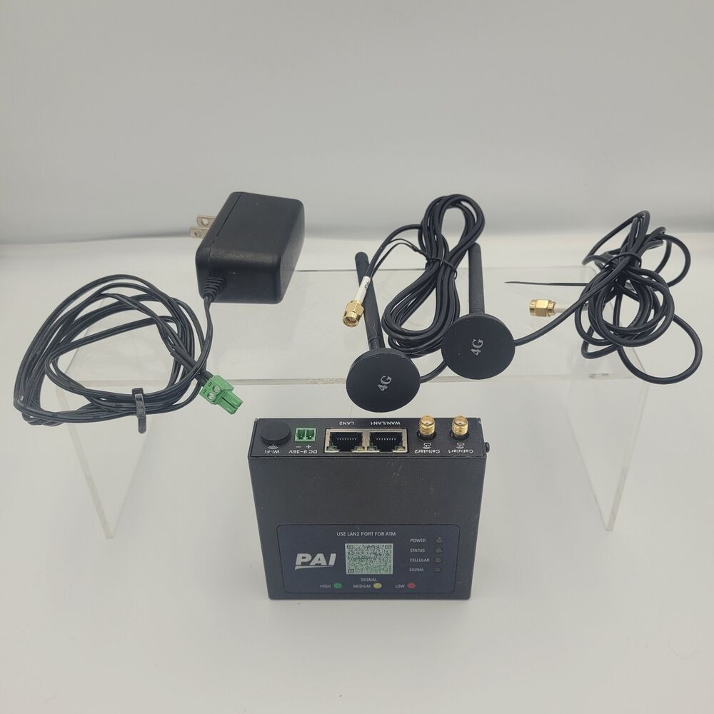 INHAND IR302 Compact Industrial Cellular 4G VPN Modem Router untested antennas