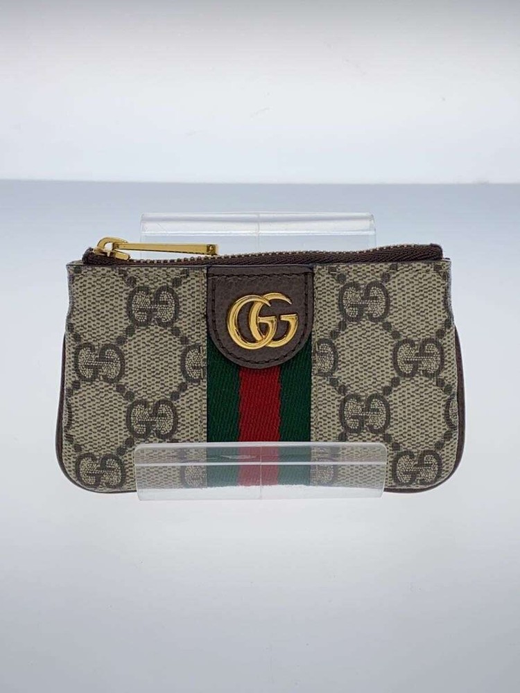 Gucci GG Supreme Ophidia Key Pouch Coin Case Key Holder W/Box, Storage bag