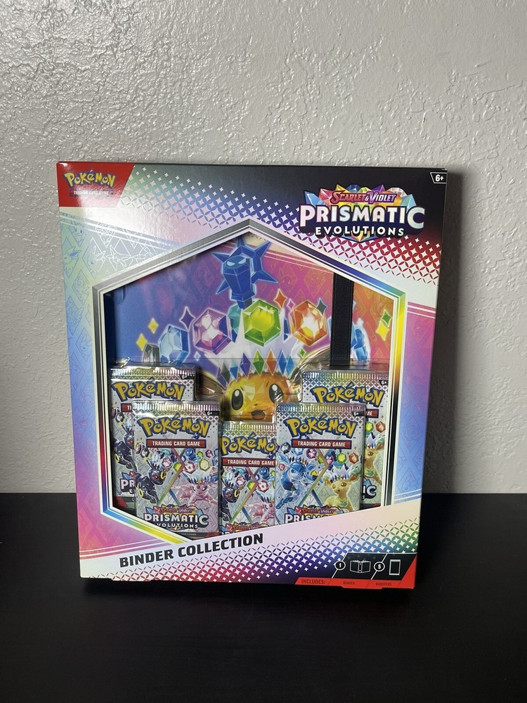 Binder Collection SV8.5 Prismatic Evolutions Pokemon TCG IN HAND Ships TODAY ✅🆕