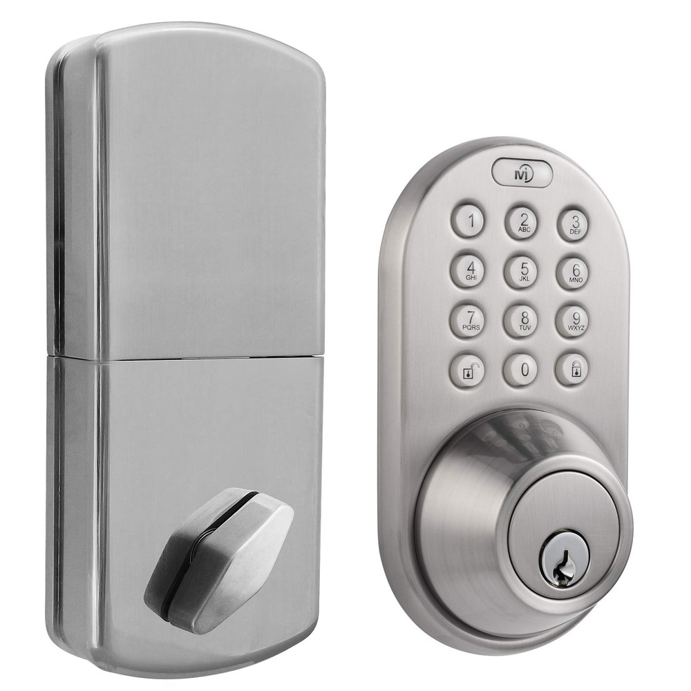 TF-02SN Keyless Entry Digital Deadbolt Lock with Keypad for Exterior Doors