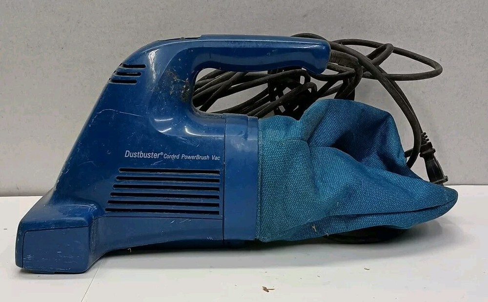 Vintage Black & Decker Dustbuster Blue Portable Vacuum 20' Cord - Need Belt