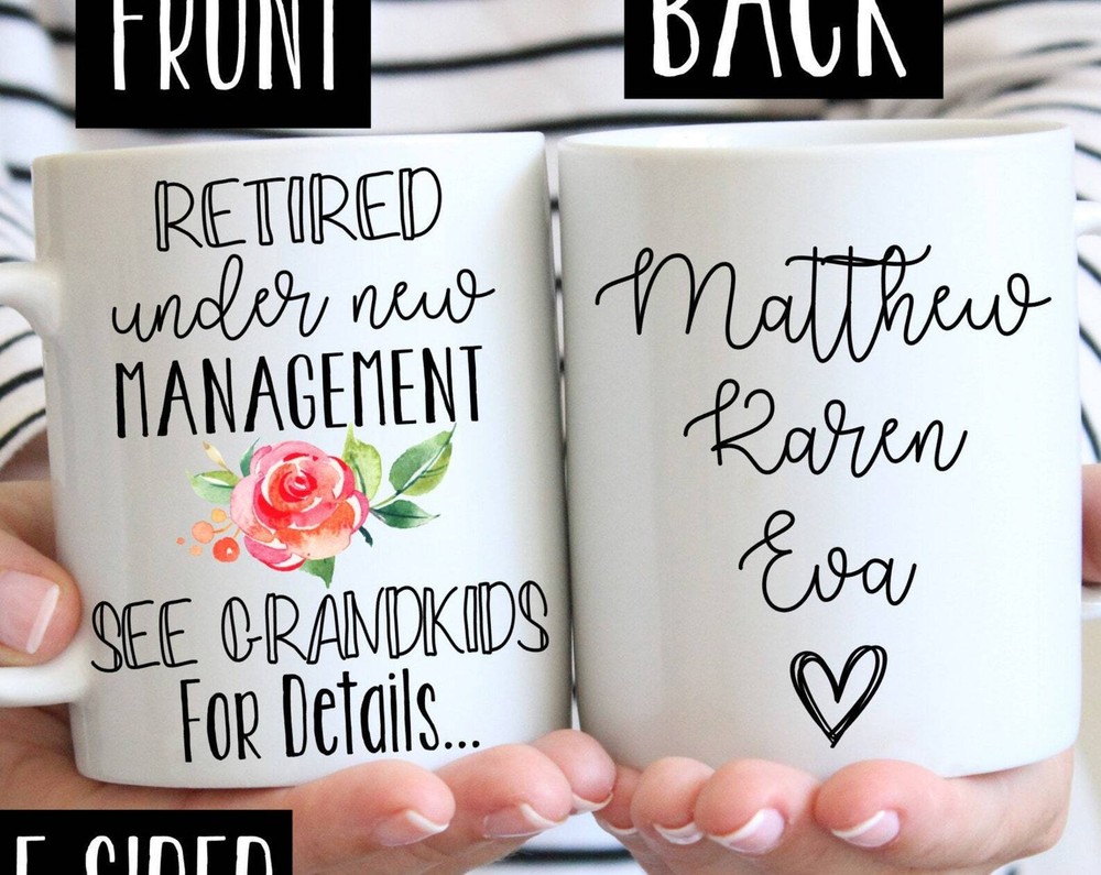Custom Retirement Mug Engraved For The Newly Retired