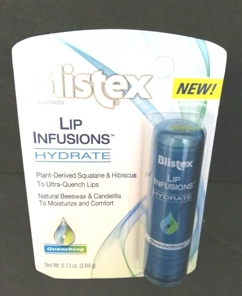 Blistex Lip Infusions Hydrating Moisturizer 0.13 Oz for Soft Smooth Lips
