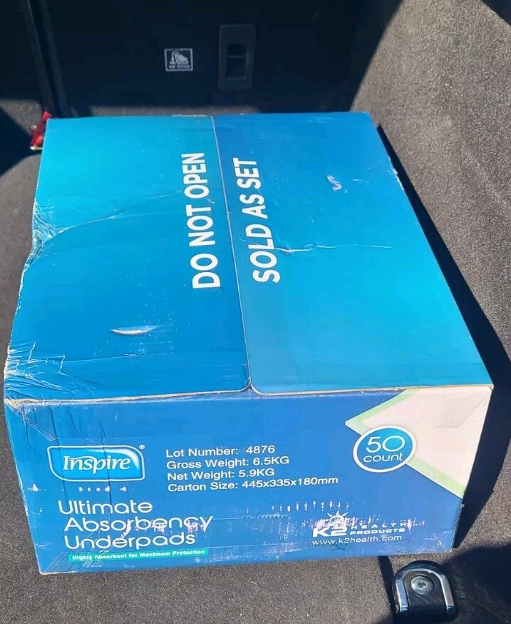 Inspire Extra Large Super Absorbent Disposable Bed Pads (36