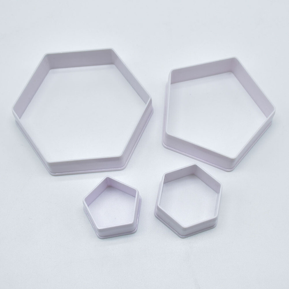 4 Pcs Cookie Cutter Shapes Plaque Cutters Football Biscuits