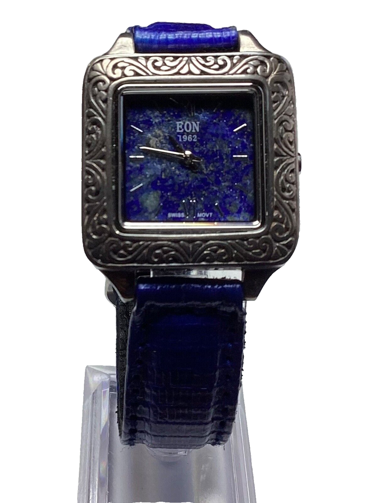 Bali Legacy Eon 1962 Watch Swiss 925 Silver Blue Lapis Lazuli New Battery