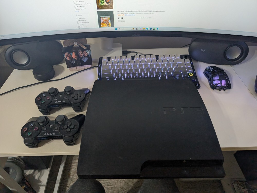 Sony PlayStation 3 Slim 160GB Console Bundle with 18 Games