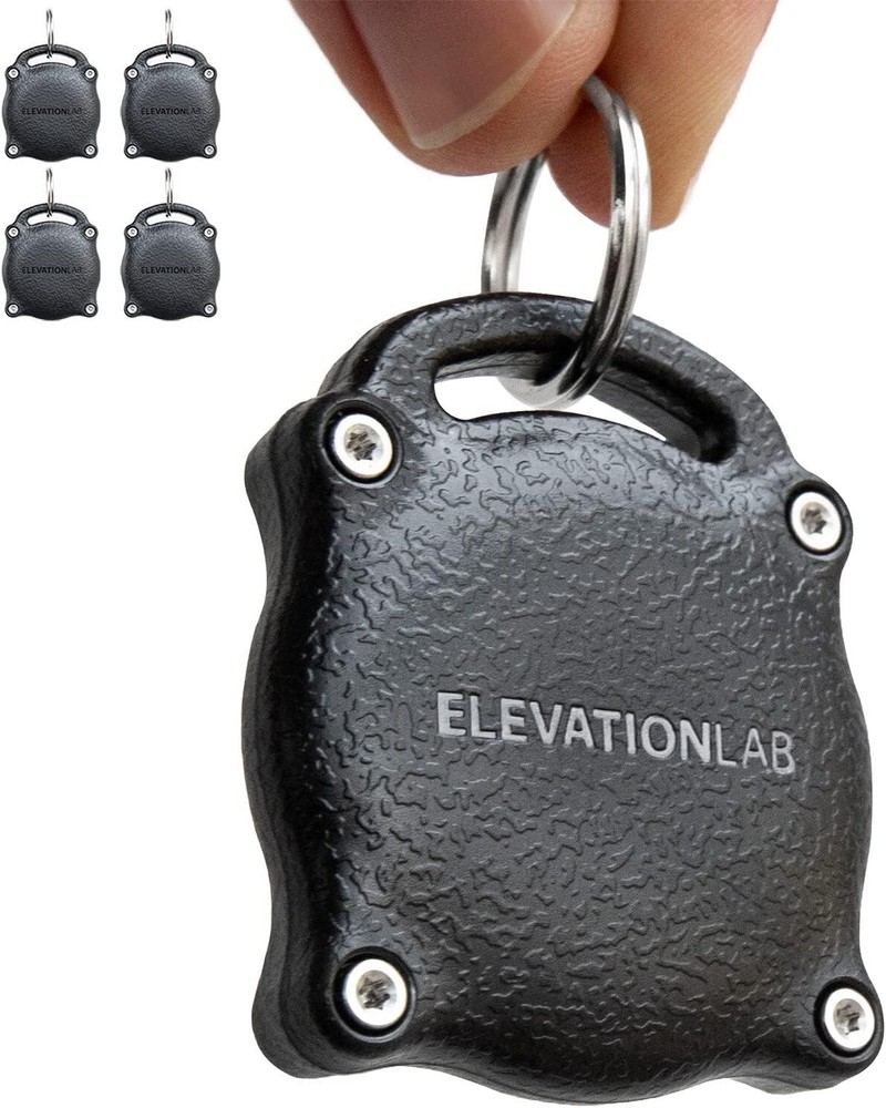 Ultra-Compact Waterproof AirTag Keychain Holder 4-Pack for Ultimate Security