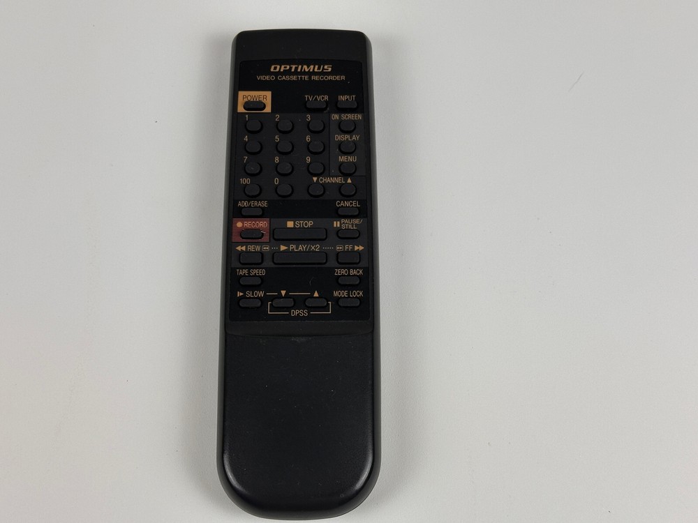 Optimus HTR0141-72PW VCR and TV Remote Control Replacement  