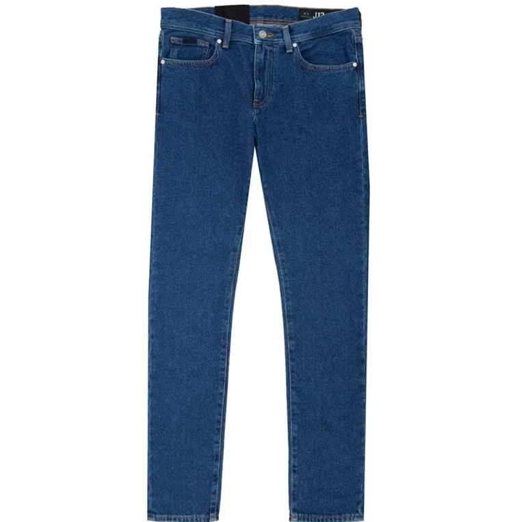 Armani Exchange AX Mens Straight Fit Button Fly Cotton Jeans Size 31