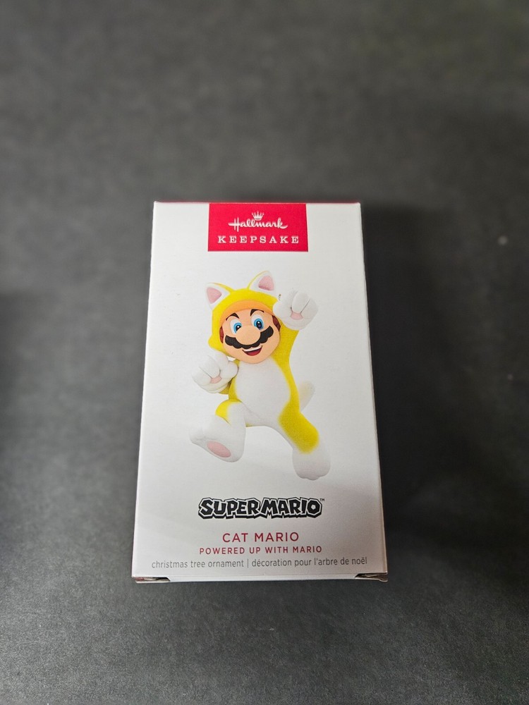 2023 Hallmark Super Mario Cat Mario