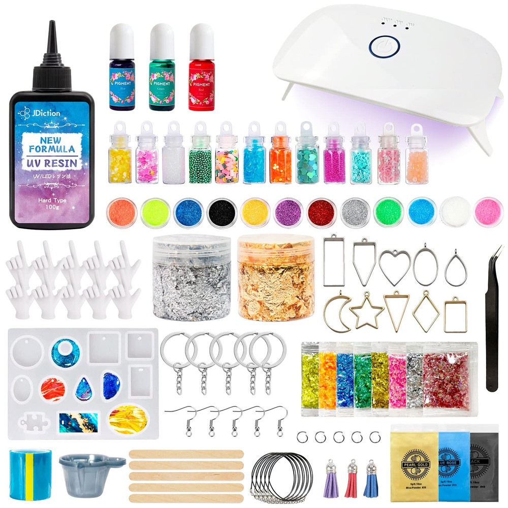 UV Resin Starter Kit 150g Crystal Clear Jewelry & Craft Resin
