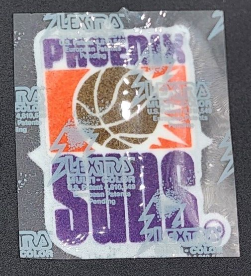 Lextra NBA Authentic Phoenix Suns Crest Logo 1990s Iron On Patch