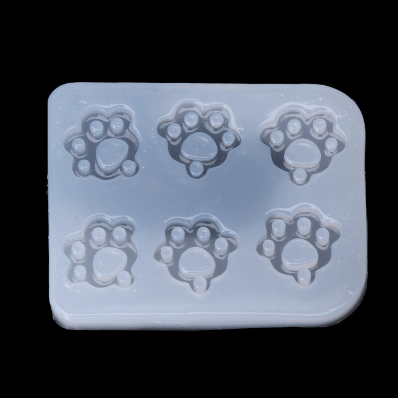 for Cat Claw Paws Silicone Fondant Mold Jewelry Pendant Making Epoxy Resin Mold