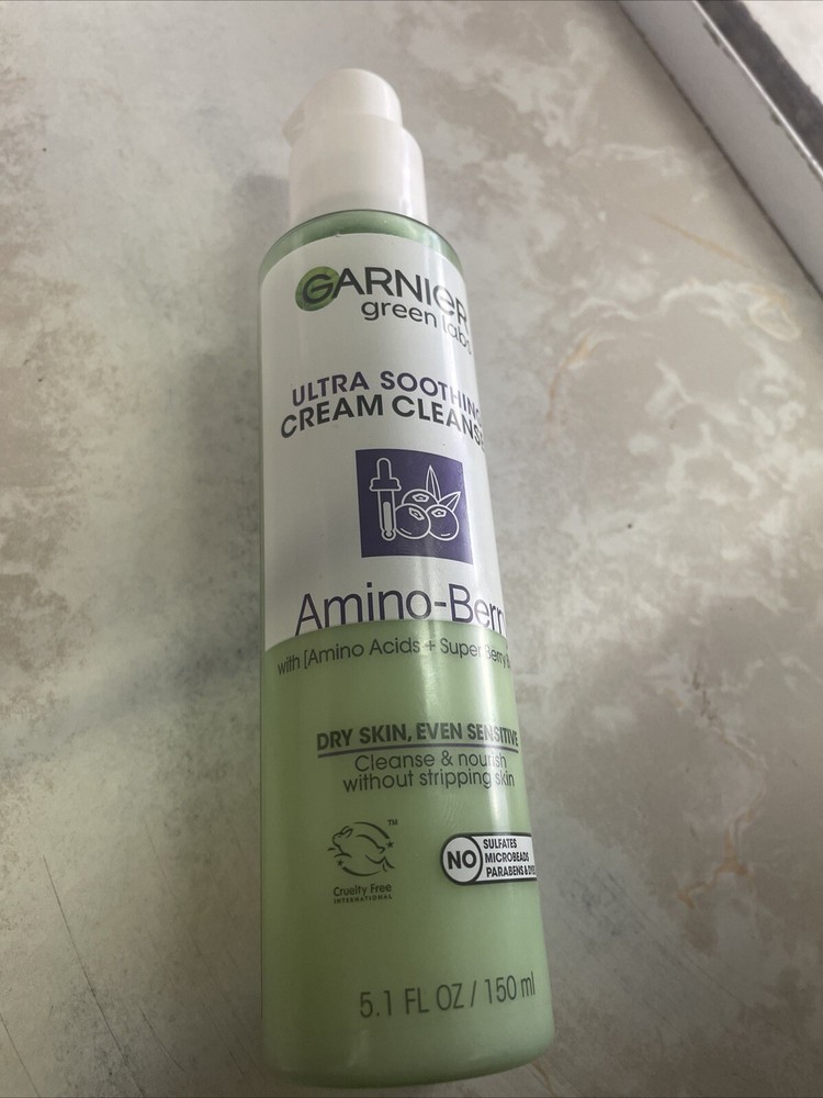 Crema facial suave hidratante Garnier Green Labs Amino-Berry