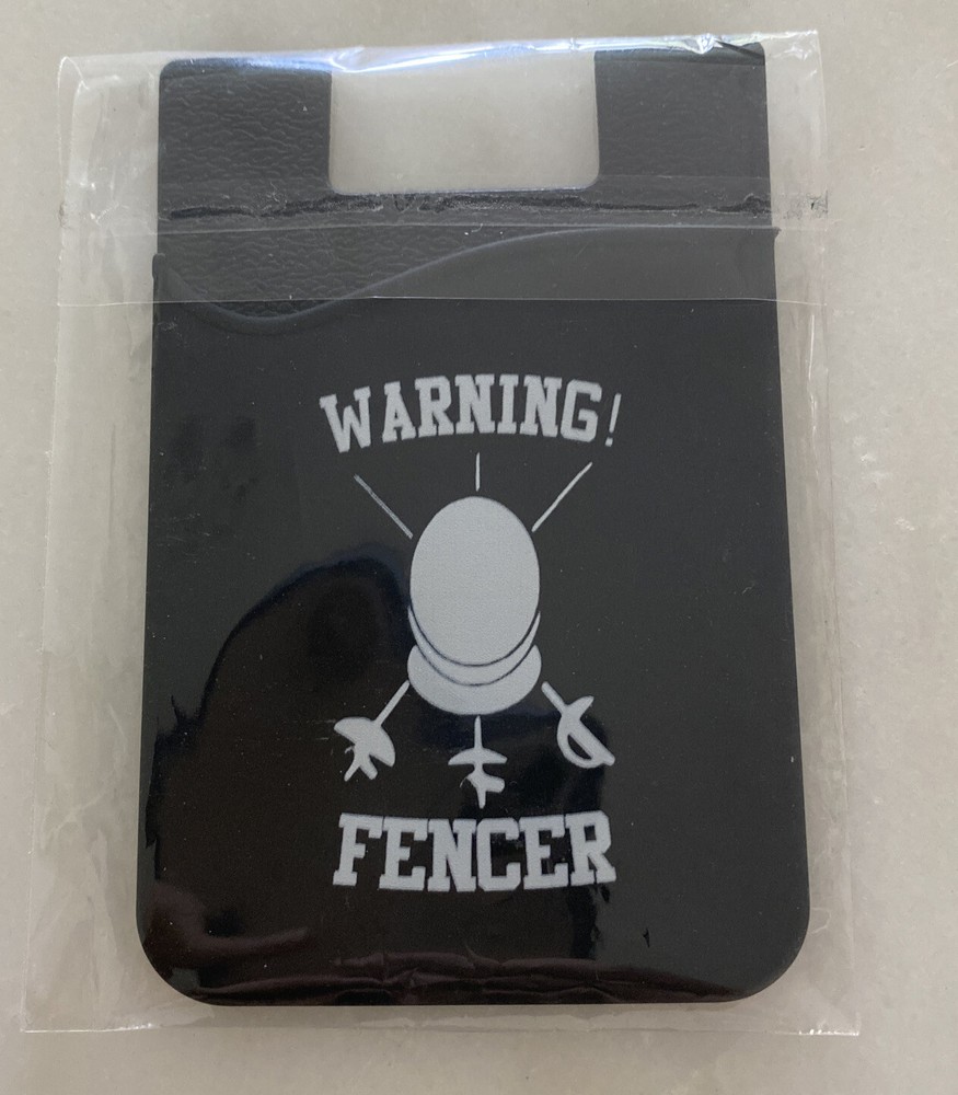Silicone Credit Card Holder for Fencing Enthusiasts and Fencers-image
