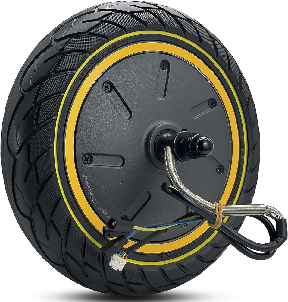 10-Inch 500W Hub Motor Kit with Solid Tubeless Tire for Power Wheels