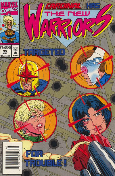 New Warriors #35 Newsstand VG Low Grade Marvel Comic - Combined Shipping