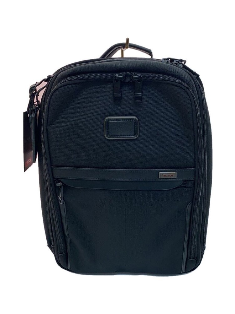 Tumi Black Canvas Plain Backpack Model 3081