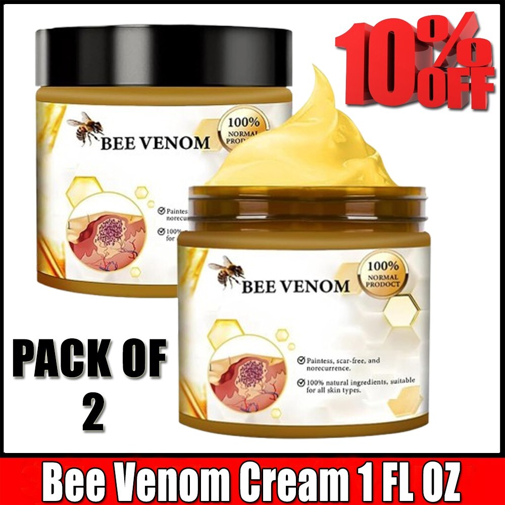 Bee Venom Cream, Bee Venom Moisturizing Cream,Bee Venom Moisturizing Gel(2pcs)
