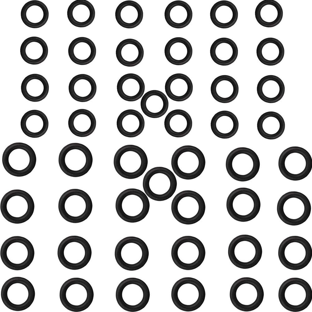 50 Pack Power Pressure Washer O-Rings for 1/4”, 3/8”, M22 Quick Connect Coupler,