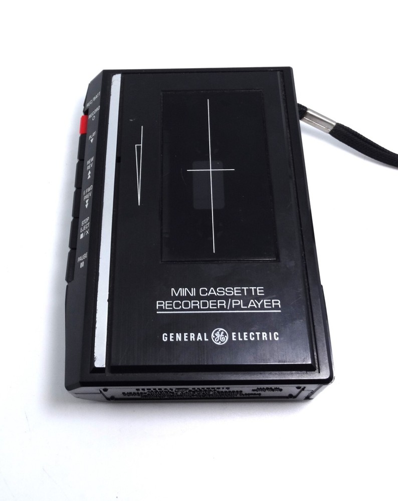 GE 3-5303A Standard Cassette Tape Recorder Player Serviced, cleaned, new belts