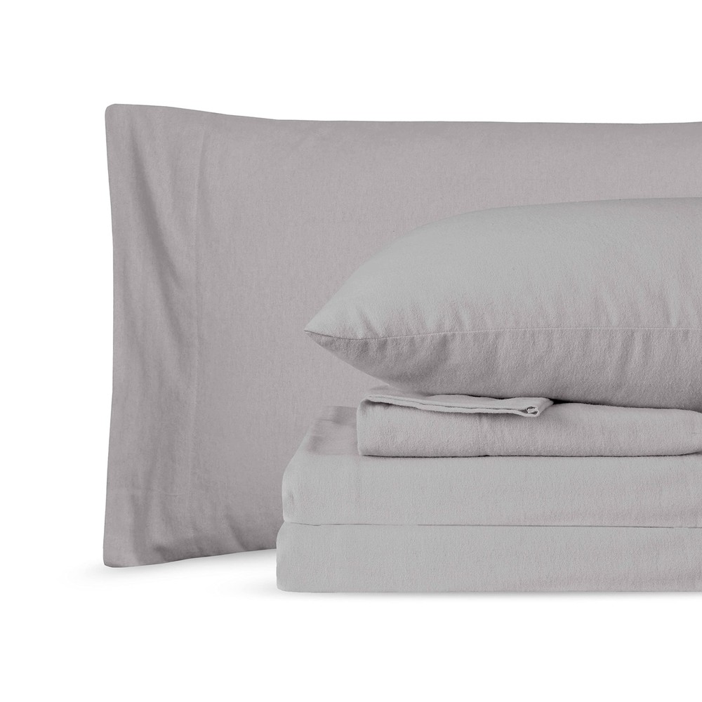 100% Cotton Flannel Sheets Queen Size - Super Soft, Heavyweight, Double Brush...