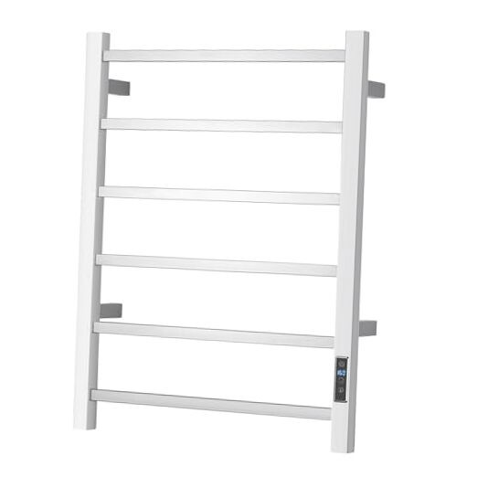 Wall-Mounted Electric Towel Warmer with Timer - Brushed Finish ETW13S