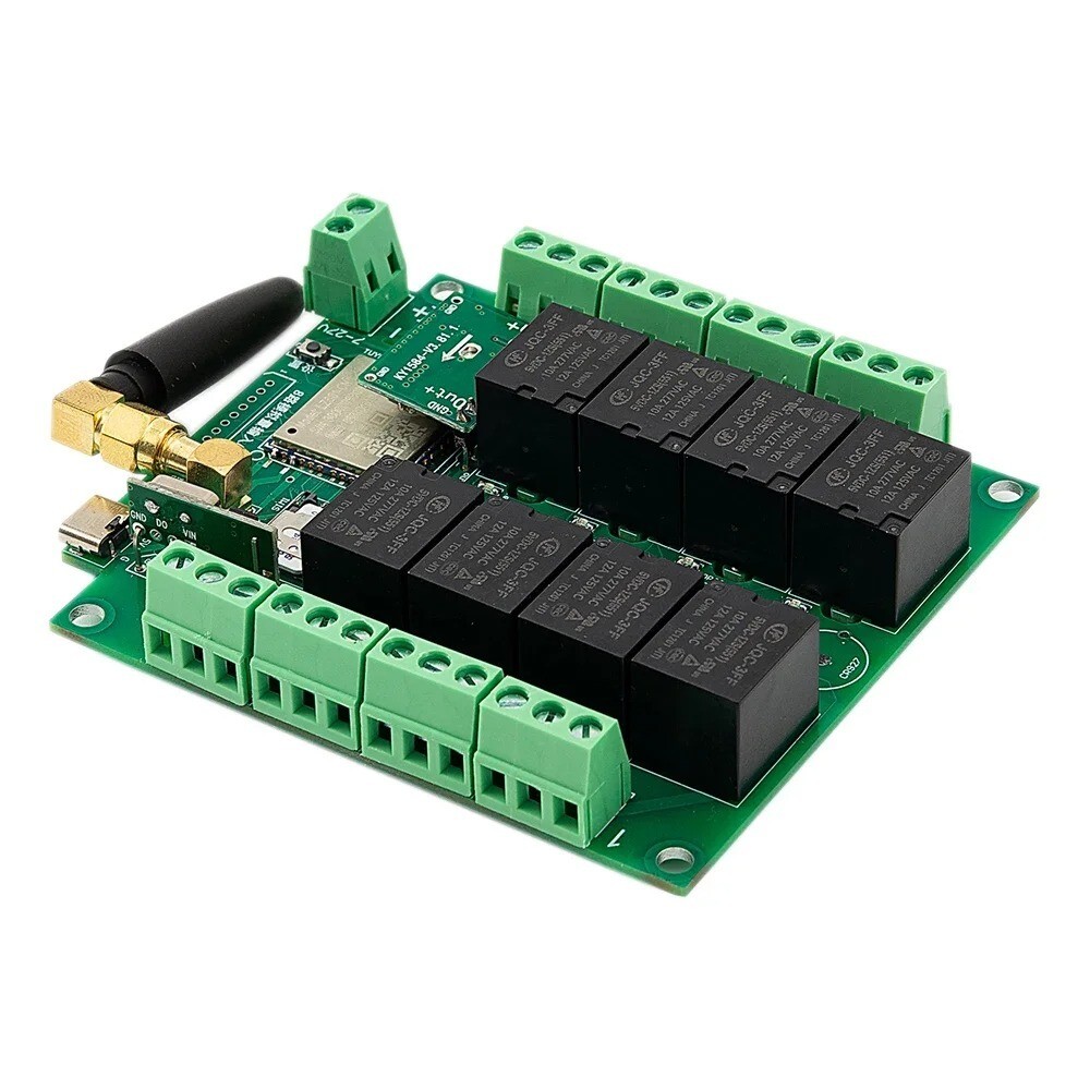 Tuya 8 Way Wireless Switch DC 7-27V NB-IOT Internet of Things 4G Relay Module T-image