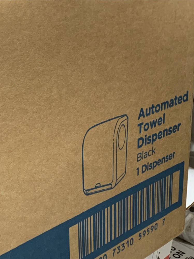 Automated Towel Dispenser Black-image