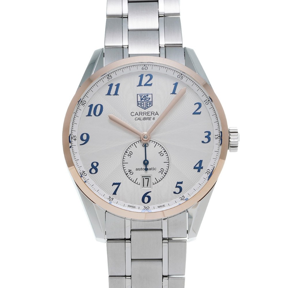 TAG Heuer Carrera Heritage Calibre 6 Automatic Silver Mens Watch WAS2155 BA0732