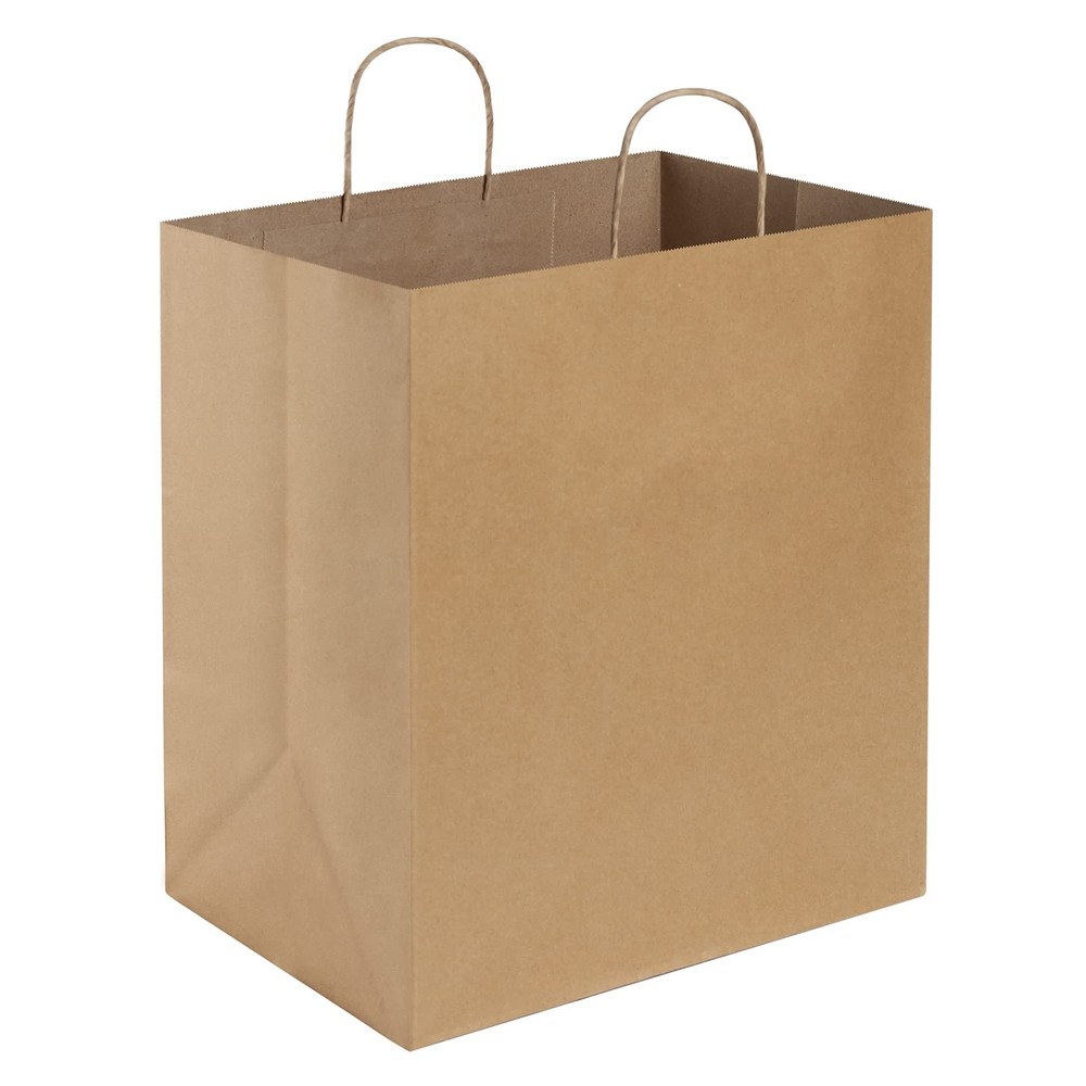 Kraft Paper Bags 14x10x15.75 Ultra Wide Large Paper Gift Bags with Handles fo...