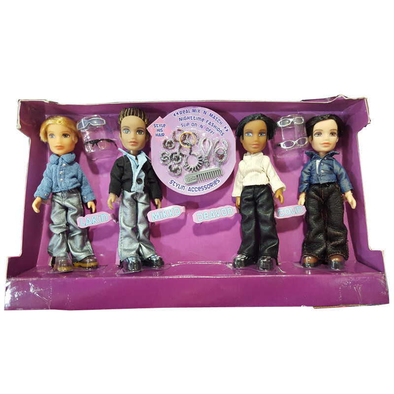 Bratz Lil Boyz Nighttime Style Doll Kids Girls Doll Model Set Toy